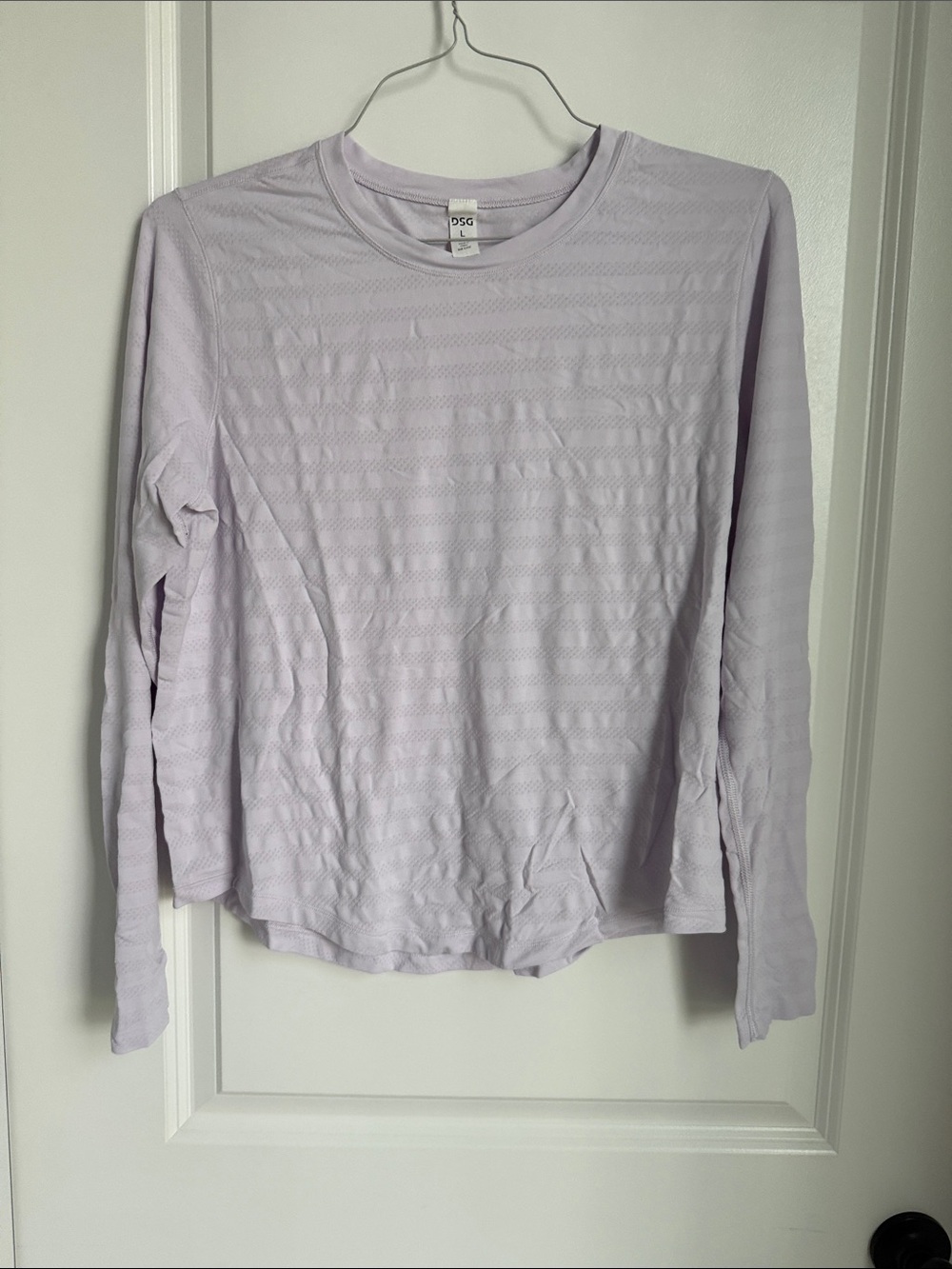 DSG Lavender Long Sleeve Crewneck Top
